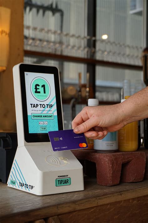 Tap To Tip™ Contactless Transparent And Fair Tipping Tipjar