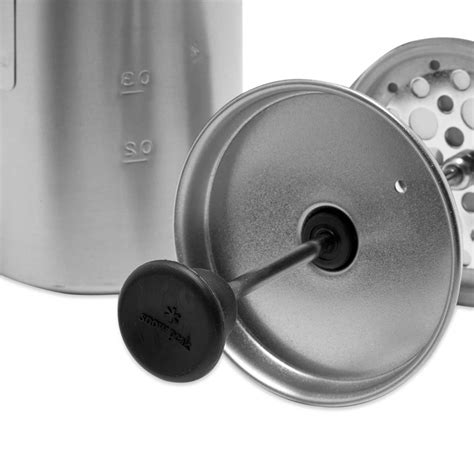 Snow Peak Titanium 3 Cup Coffee Press Silver | END. (KR)