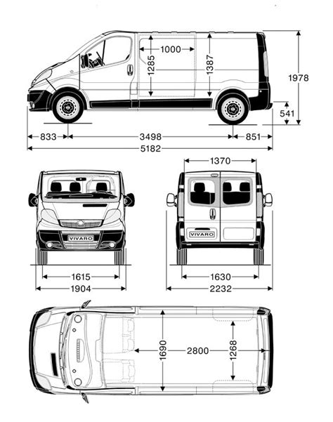 Vauxhall Vivaro Dimensions Google Search Diy Van Camper Build A