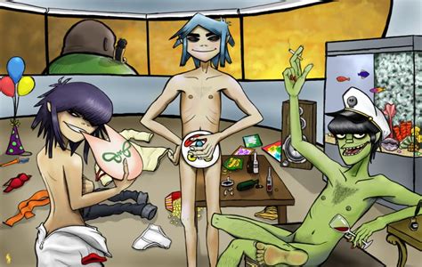 Rule 34 1girls 2d Gorillaz 2d Plastic Beach 3boys Artist Request Ass Bra Casual Cigarette