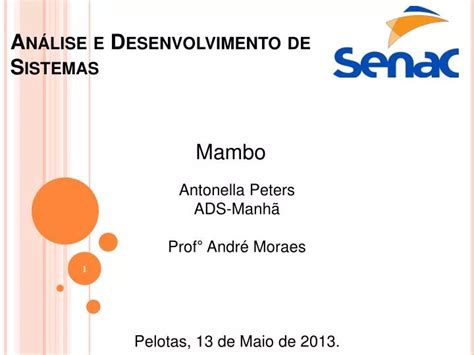 Ppt An Lise E Desenvolvimento De Sistemas Powerpoint Presentation