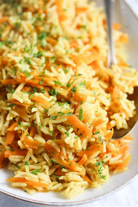 Easy Carrot Rice One Pot Rice Side Dish