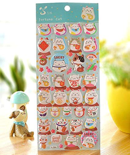 Eatingbiting Sheets More Than Pcs Japanese Maneki Neko Foam