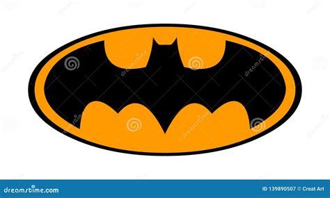 Batman Logo Vectorblack Bat Illustration 139890507