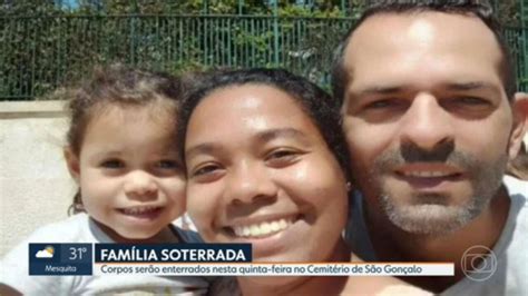 Corpos de pai e filha desaparecidos em desabamento em São Gonçalo são