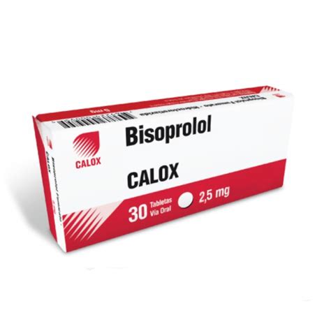 Bisoprolol 2 5Mg X 30 Comprimidos Calox Farmadon La Farmacia De La