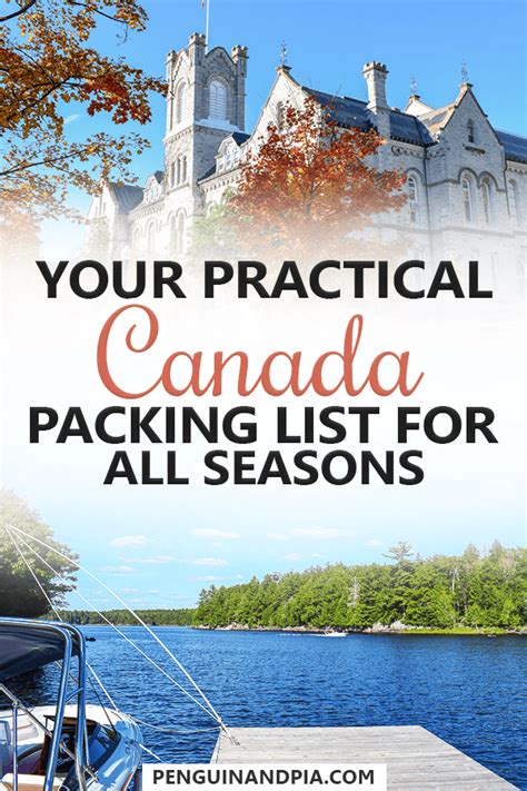 What To Pack For Canada Your Canada Packing List For All Seasons