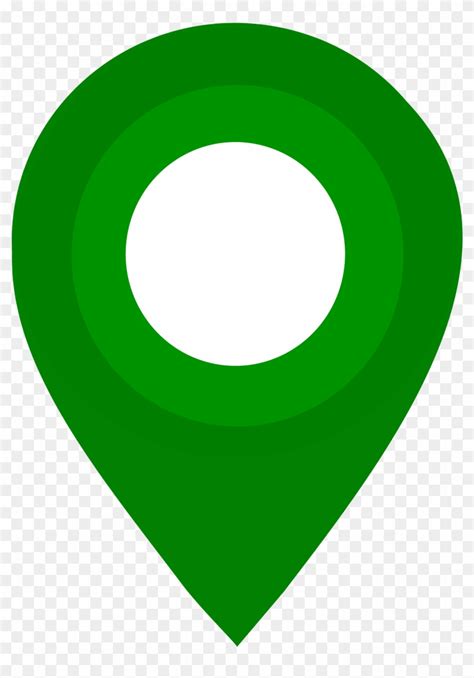 Map Pin Icon Green