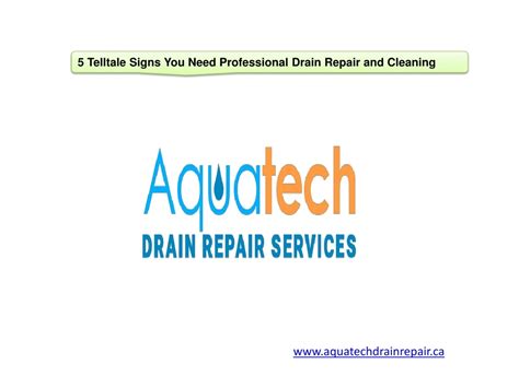 Ppt 5 Telltale Signs You Need Professional Drain Repair And Cleaning