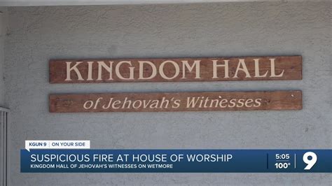 Pcsd Suspect Identified In Suspicious Fire At Jehovahs Witness Hall