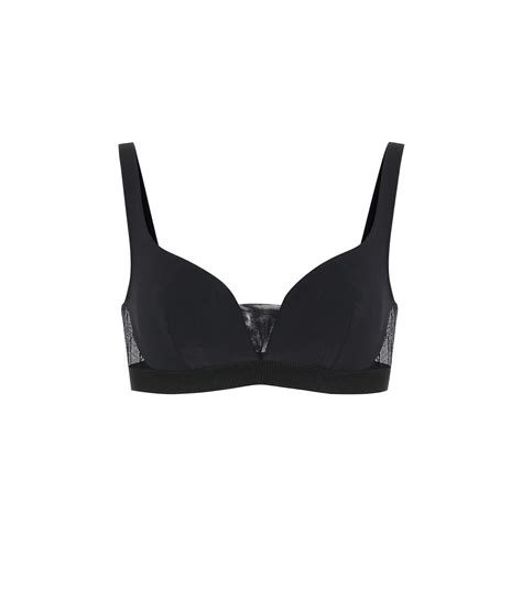 Stella Mccartney Mesh Trimmed Bikini Top Stella Mccartney