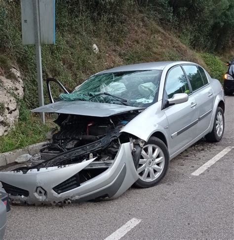 Dos personas resultan heridas en un accidente de tráfico en la N 625 a