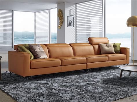 Seater Leather Sofa Baci Living Room