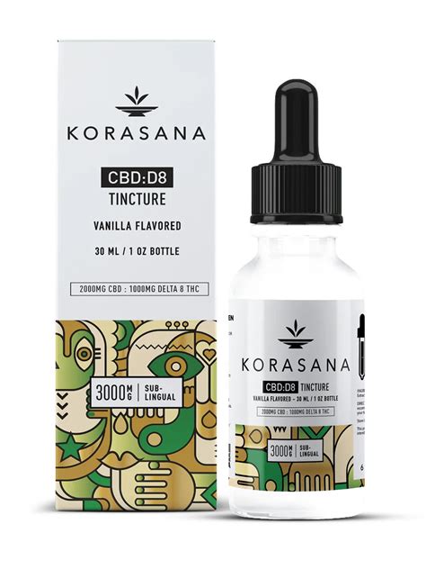 Full Spectrum Cbd Delta 8 Tincture Korasana Medium