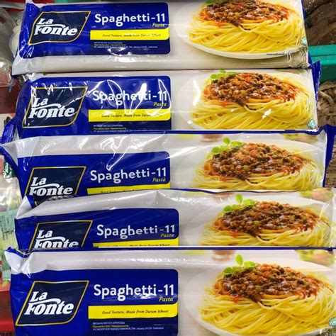 La Fonte Spaghetti Pasta 450gr READY STOCK Shopee Malaysia