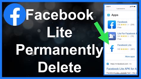 How To Delete Facebook Lite Account Permanently Youtube