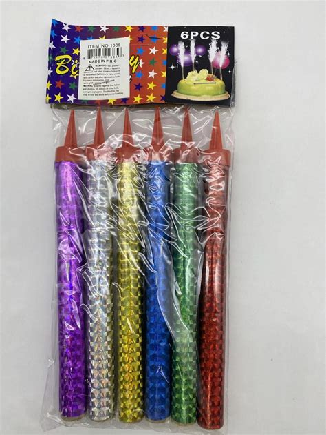 Sparkler Candles, 6pcs — Buy Wholesale at SoNice Party