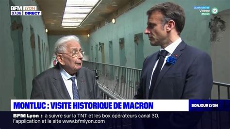 Lyon Visite Historique D Emmanuel Macron La Prison De Montluc