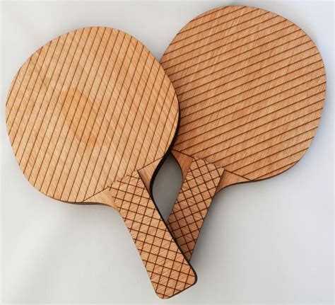 Laser Cut Ping Pong Paddles Table Tennis Racket Free Vector Ping Pong