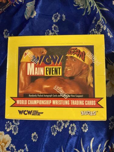 Wcw Main Event World Championship Wrestling Trading Cards Full Box