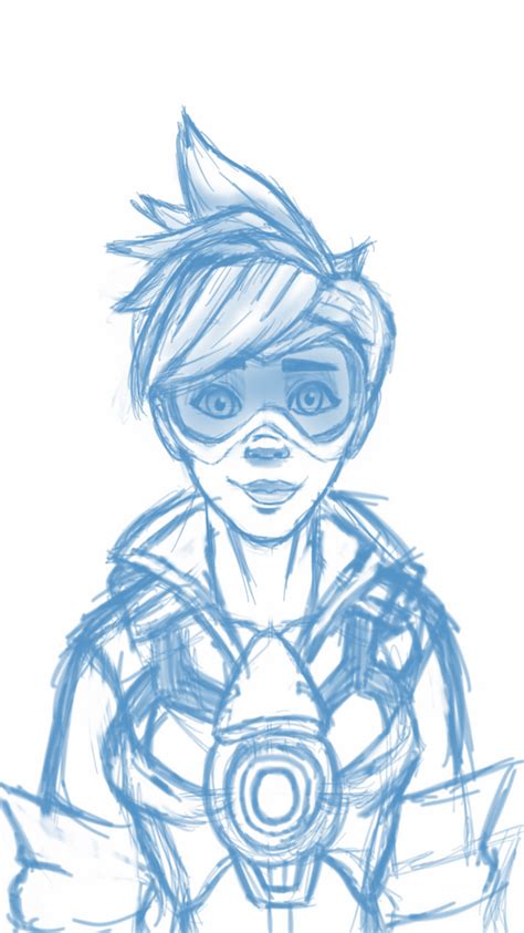 Tracer Fan Art Sketch By Etrius7 On Deviantart