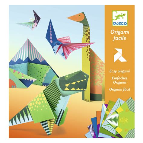 Origami Paper Craft Kit - Dinosaurs - 3070900087583