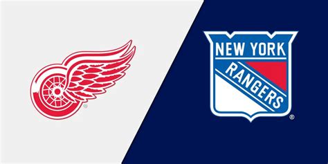 Nhl Game Preview Detroit Red Wings Vs New York Rangers With Line