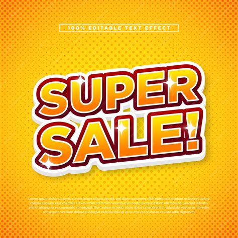 Premium Vector | Creative Promotion Text Effect Template