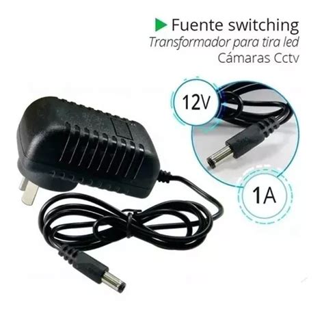 Fuente Switching V A V A Transformador Tira Led Cctv En Venta En