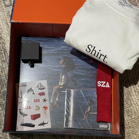 SZA SOS merch box: Includes: 1 XL Tshirt, SOS... - Depop