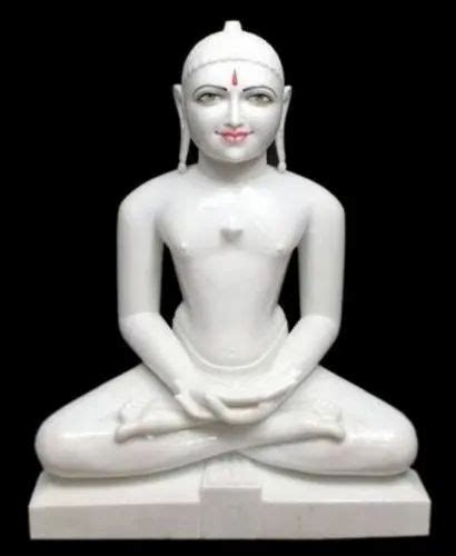 Jain White Marble Mahavir Statue For Home At Rs 31000 In Jaipur ID