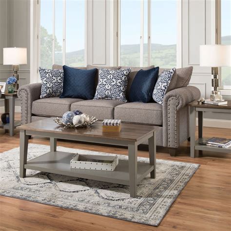 Simmons Upholstery Emma Sofa 9175br 03 Emma Slate Luxury Living