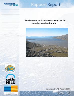 Fillable Online Settlements On Svalbard As Sources For Emerging