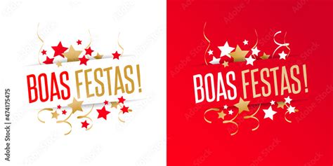 Boas festas ! Stock Vector | Adobe Stock