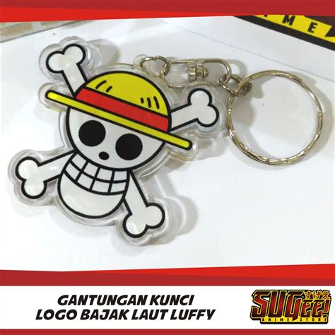 Jual Gantungan Kunci Logo Bajak Laut One Piece Luffy Shopee Indonesia