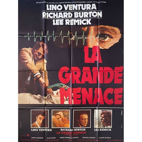 Affiche de cinéma française de LA GRANDE MENACE 120x160 cm