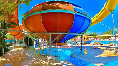 Space Bowl Water Slide At Çavuşoğlu Aquapark Youtube