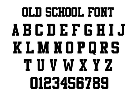 Varsity Font College Font Jersey Font Varsity Letters Varsity Font