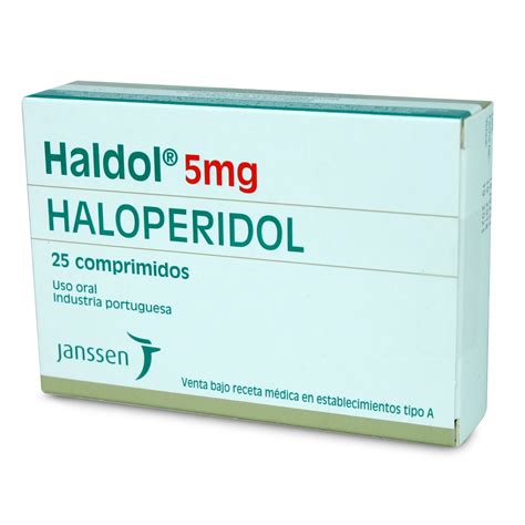 Haldol Haloperidol 5 Mg 25 Comprimidos Cruz Verde