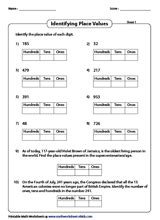 Place Value Worksheets - Free Printable Math PDFs | edHelper.com ...