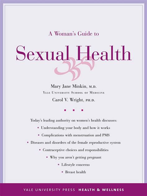 A Womans Guide To Sexual Health Yale University Press Health