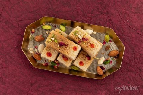 Milkcake Kalakand Burfi Or Alwar Ka Mawa Barfi Mithai Is Made