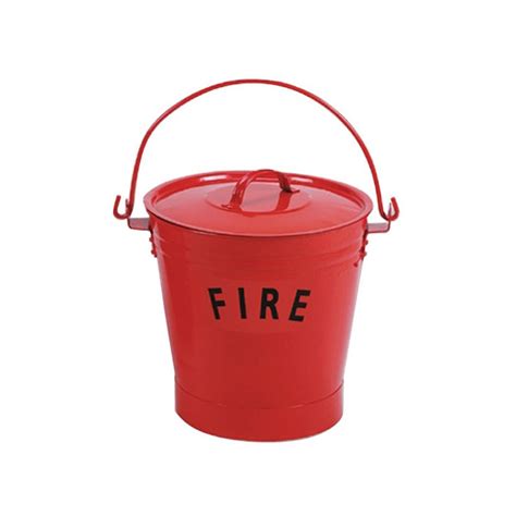 PARRS Plastic Fire Bucket And Sand Parrs