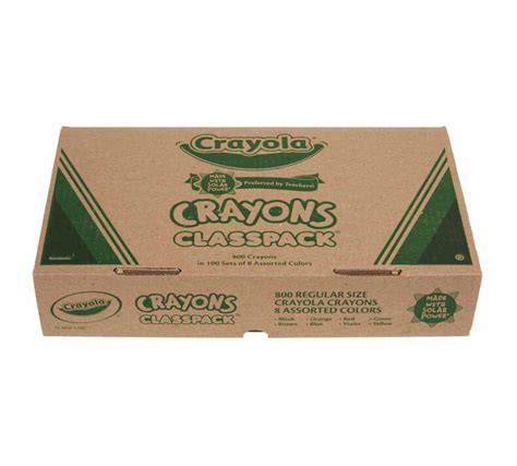 Classic Crayola Crayons Classpack 800 Count 8 Colors Crayola