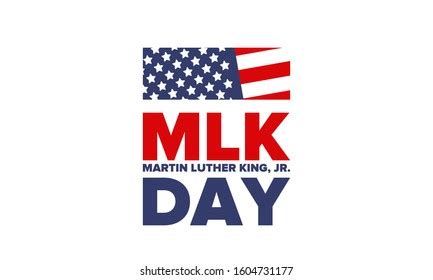 Martin Luther King Jr Day Celebrated Stock Vector (Royalty Free) 1604731177 | Shutterstock