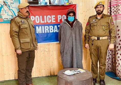 Drug Peddler Arrested In Kulgam Contraband Substance Recovered