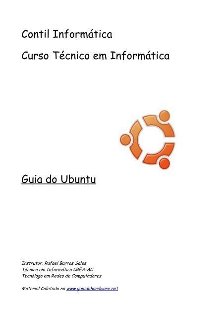 Contil InformÃtica Curso TÃcnico em InformÃtica Guia do Ubuntu