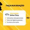 Drive Thru Solidário vai arrecadar alimentos para o Fundo Social neste