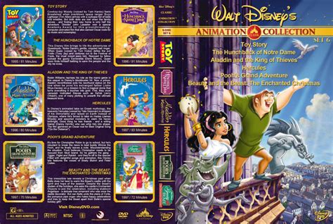 Walt Disney's Classic Animation - Set 6 dvd cover (1995-1997) R1 Custom