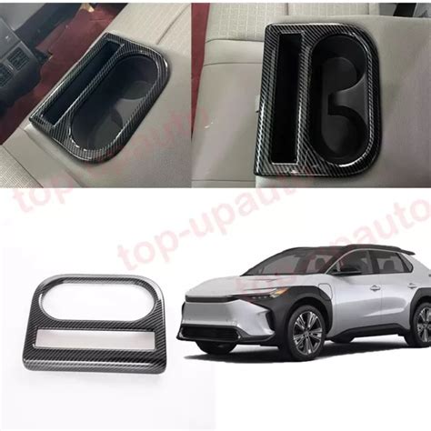 For Toyota Bz X Abs Carbon Fiber Look Rear Water Cup Panel